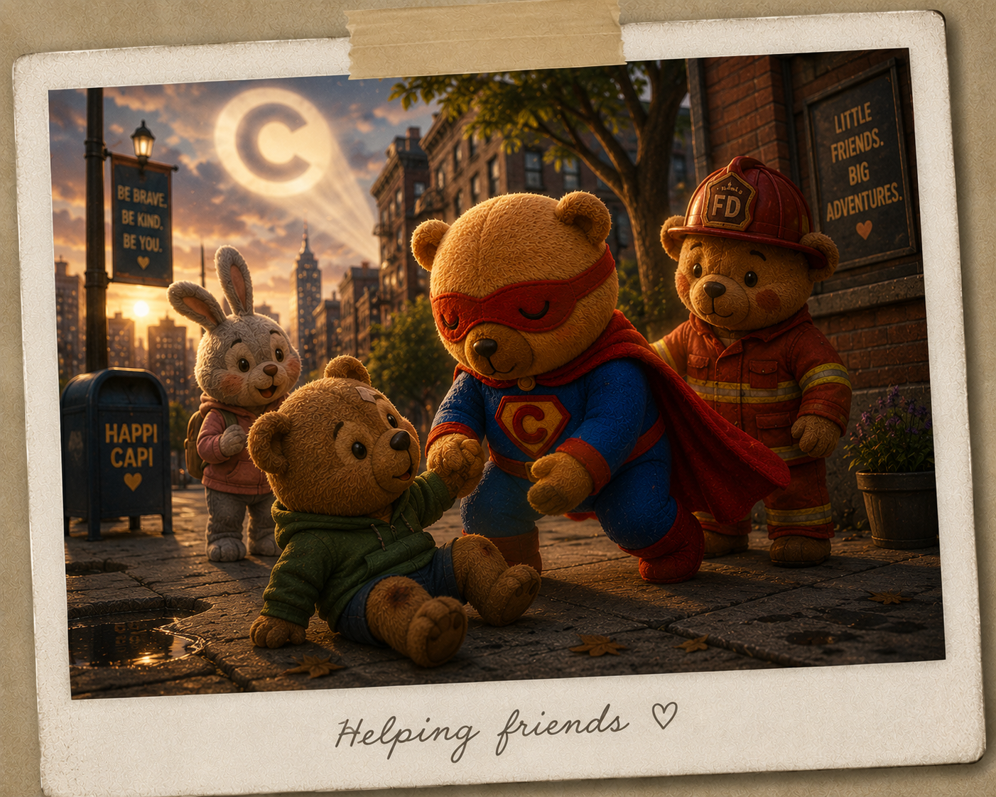 Helping friends