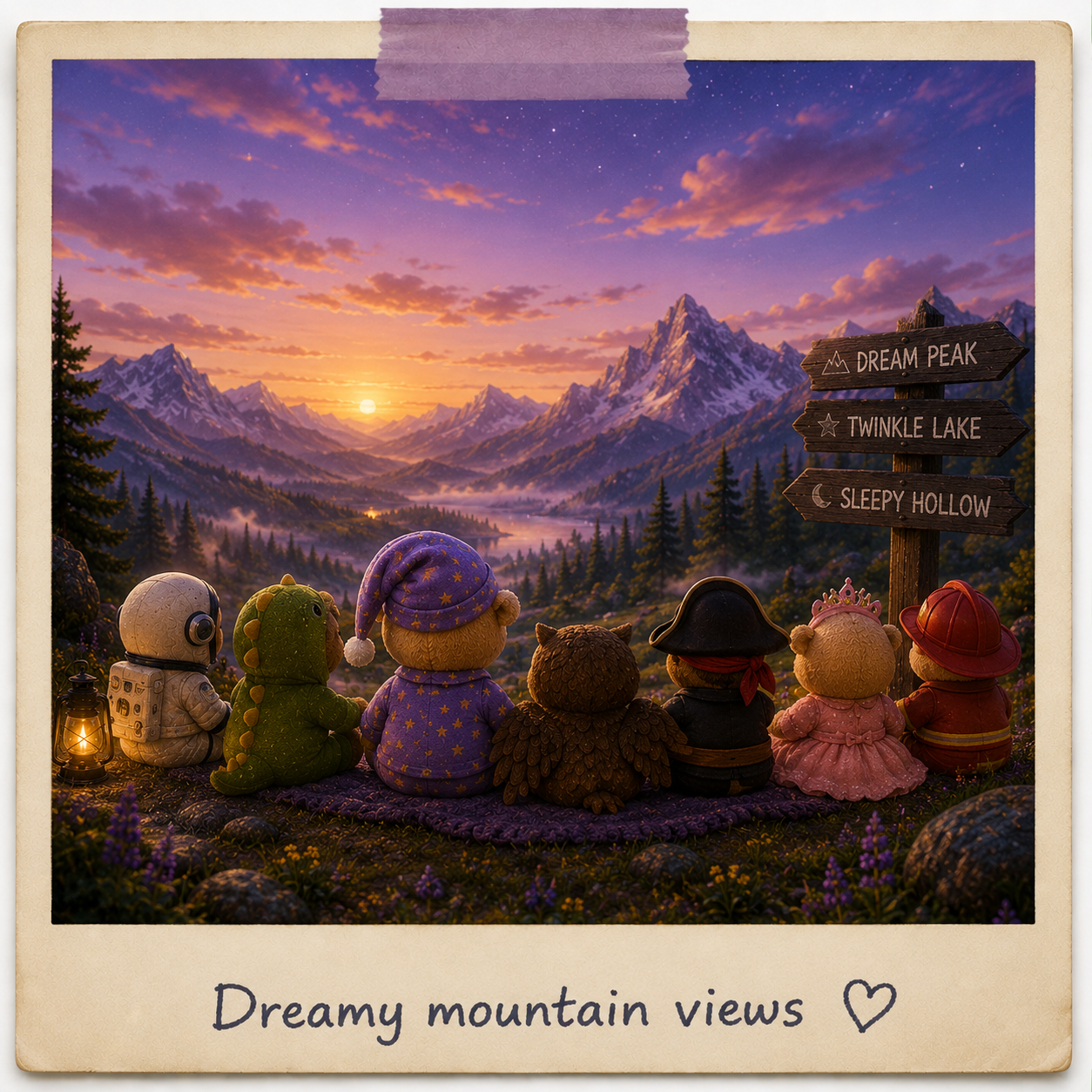 Dreamy mountain views