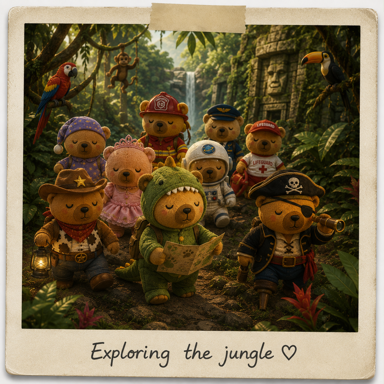 Exploring the jungle