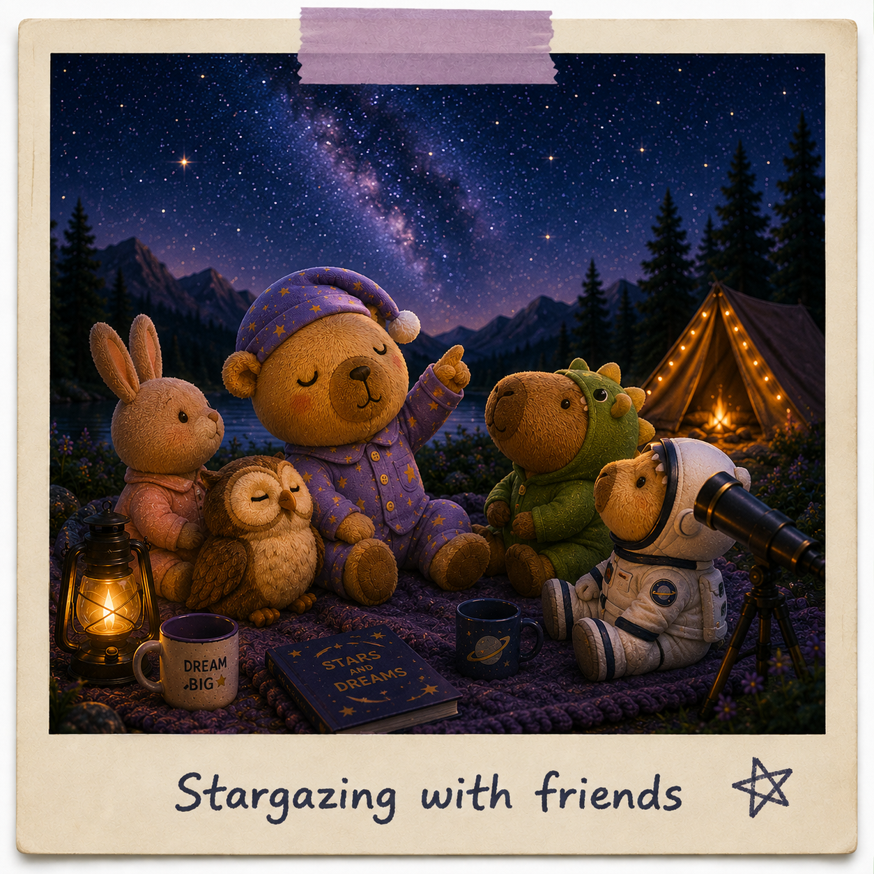 Stargazing with friends