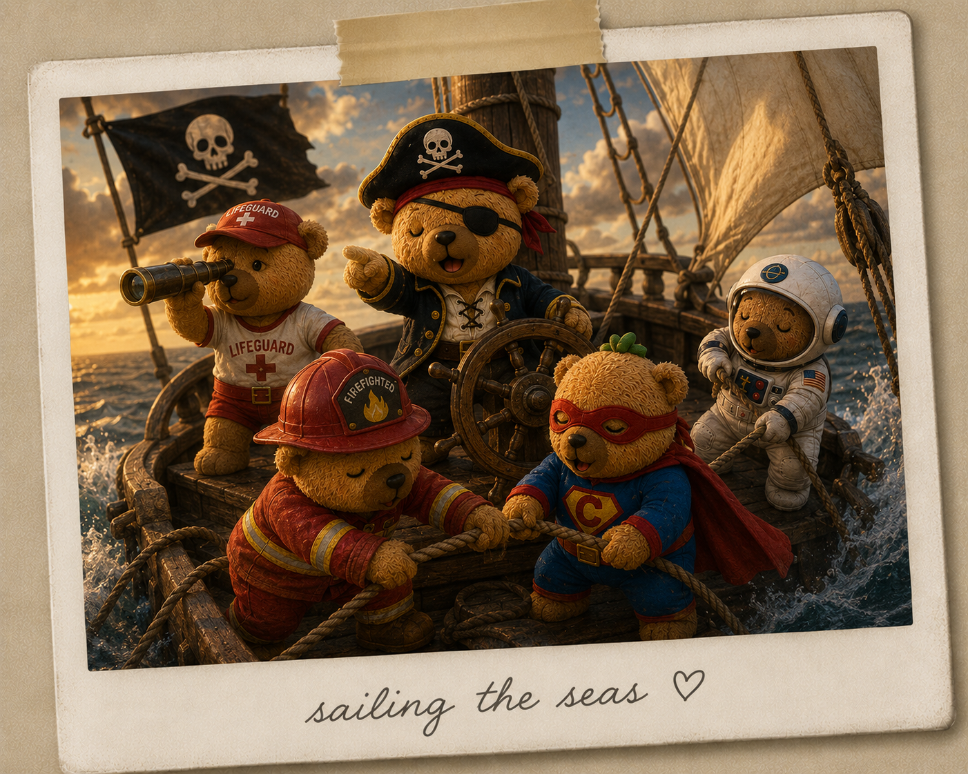 Sailing with the crew